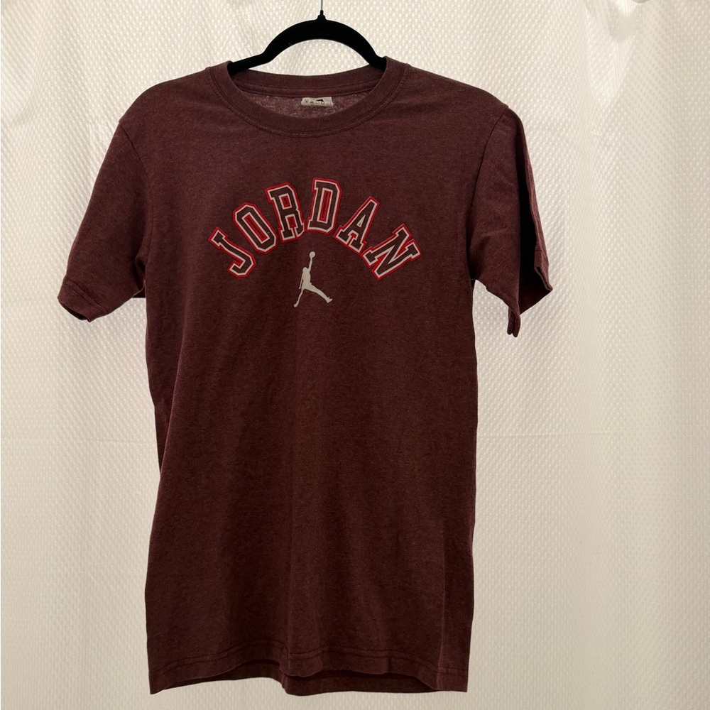 Jordan Men's Burgundy Short Sleeve Tee